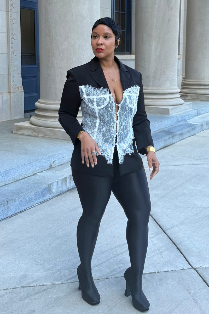 Burlesque Lace Blazer