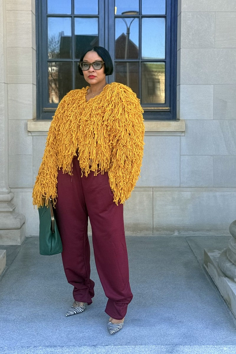 Main Character | Short Fringe Cardi