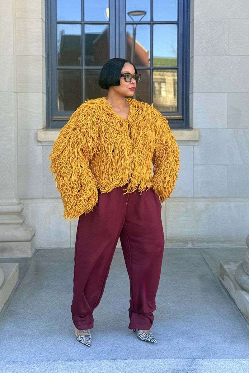 Main Character | Short Fringe Cardi