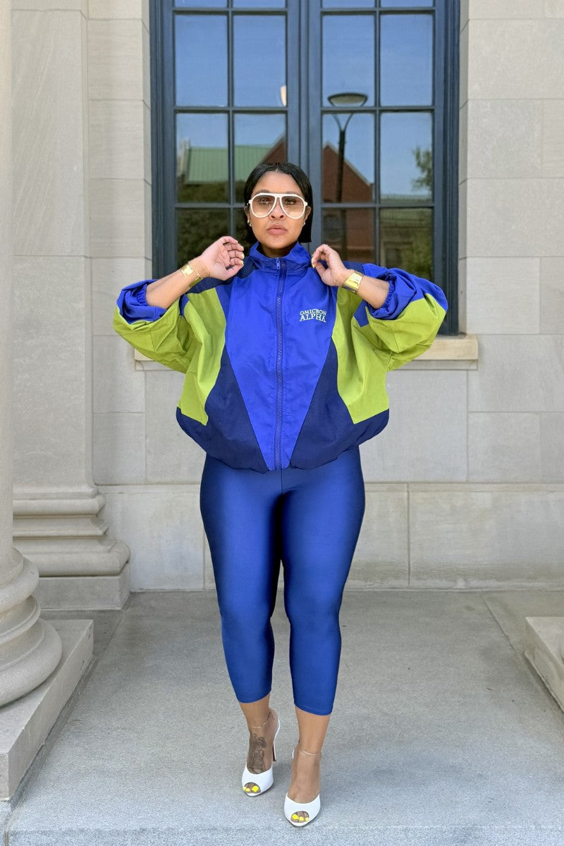 Illusion | Calf Legging Blue