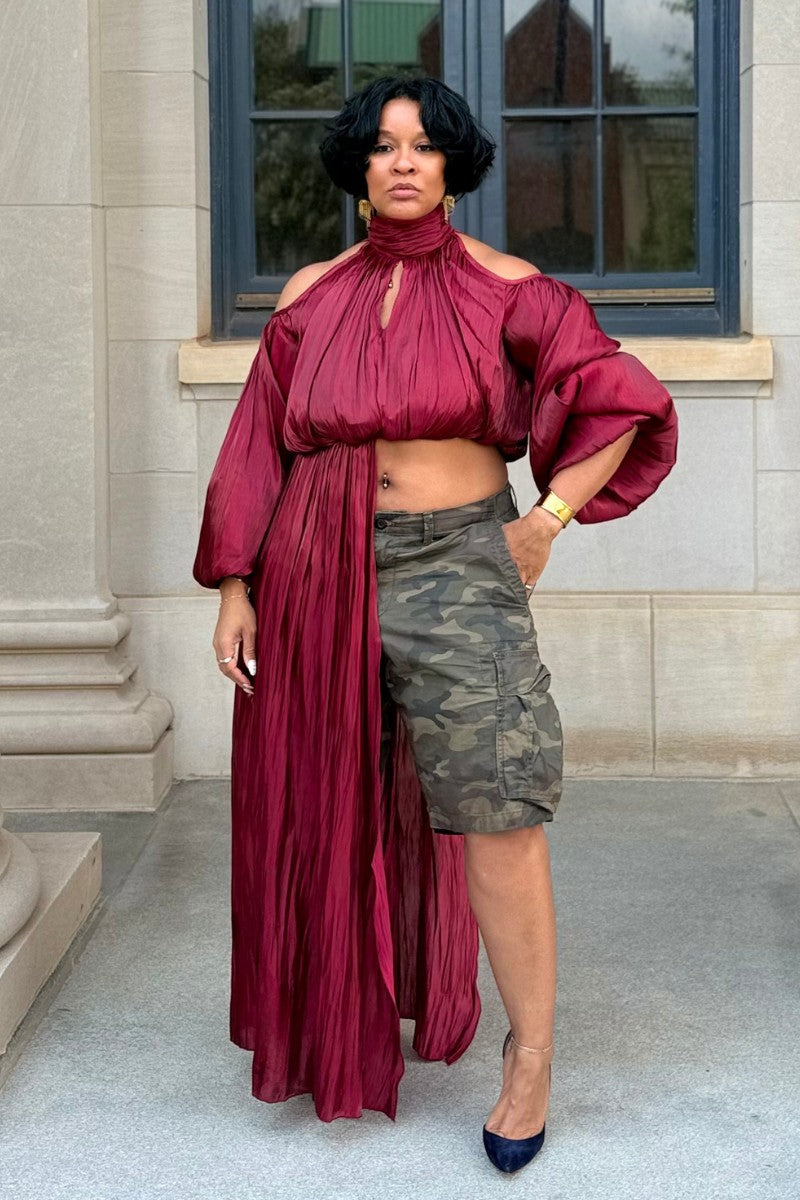 Empress Drape | Wine