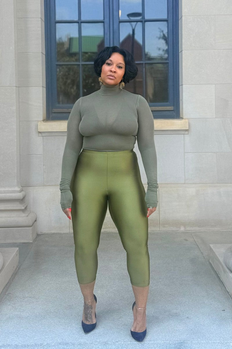 Illusion | Calf Legging Olive
