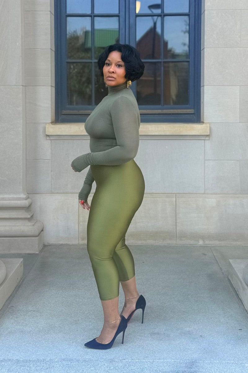 Illusion | Calf Legging Olive