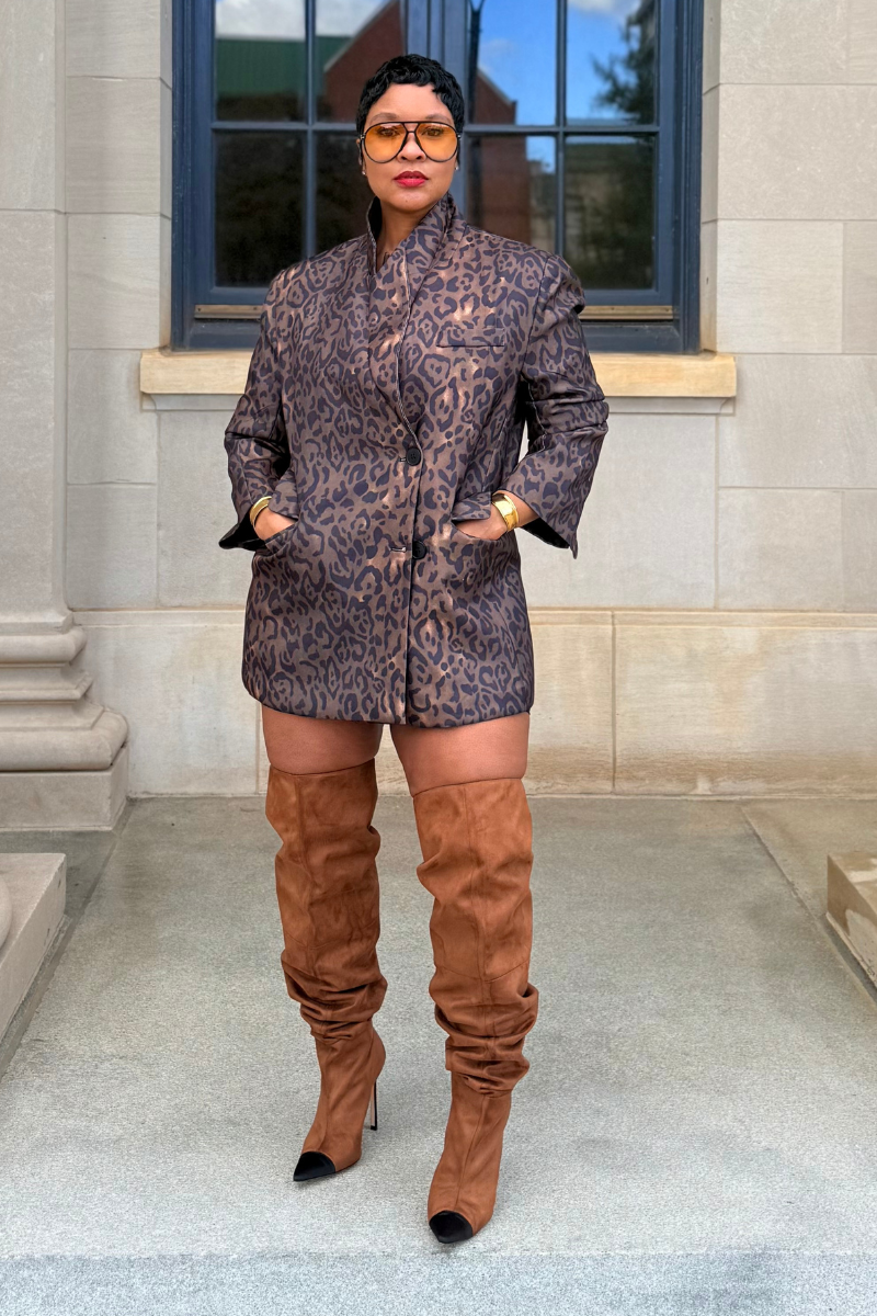 Boyfriend Leopard | Blazer