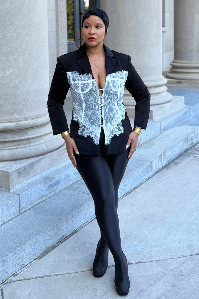 Burlesque Lace Blazer
