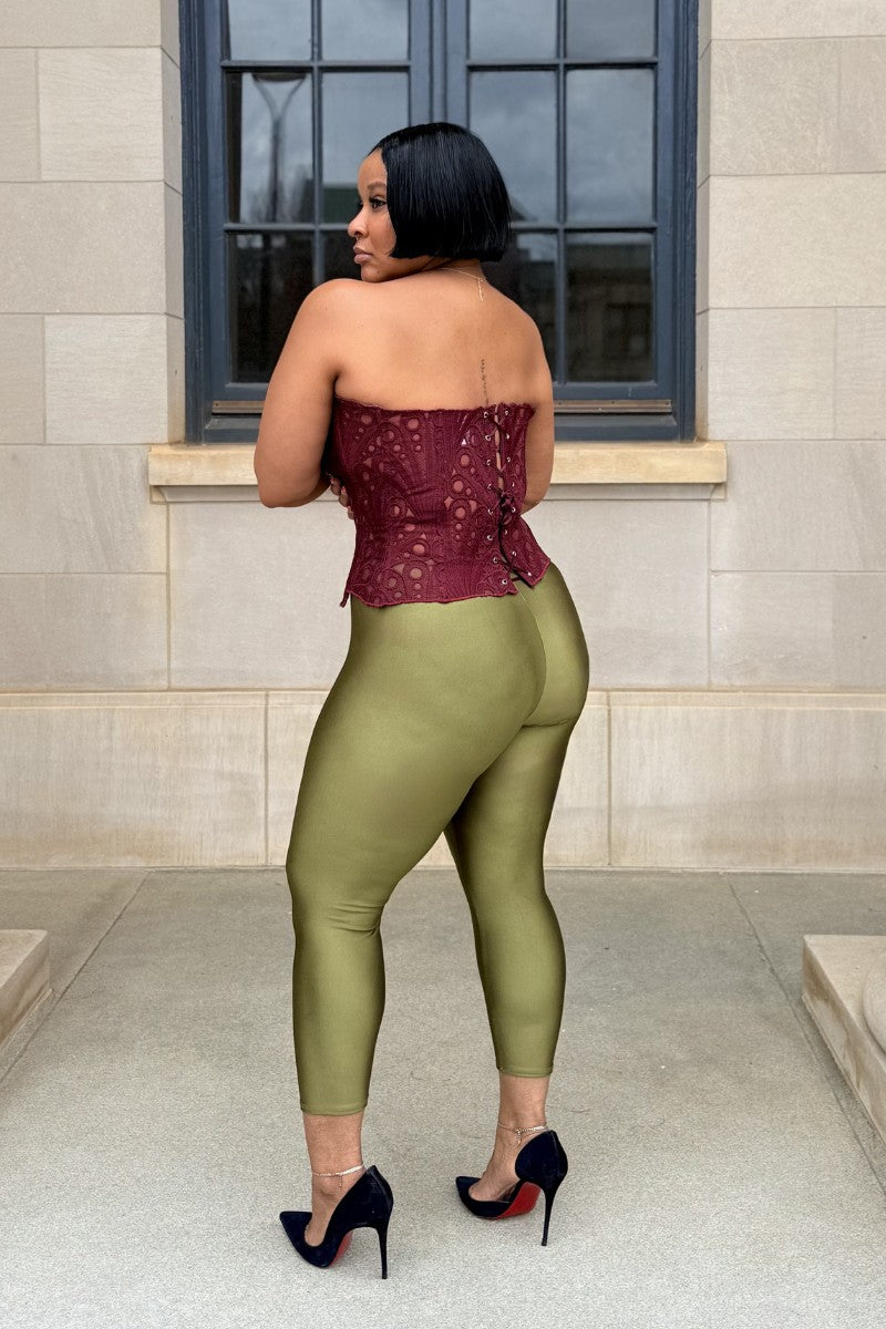 Wine Scallop | Corset