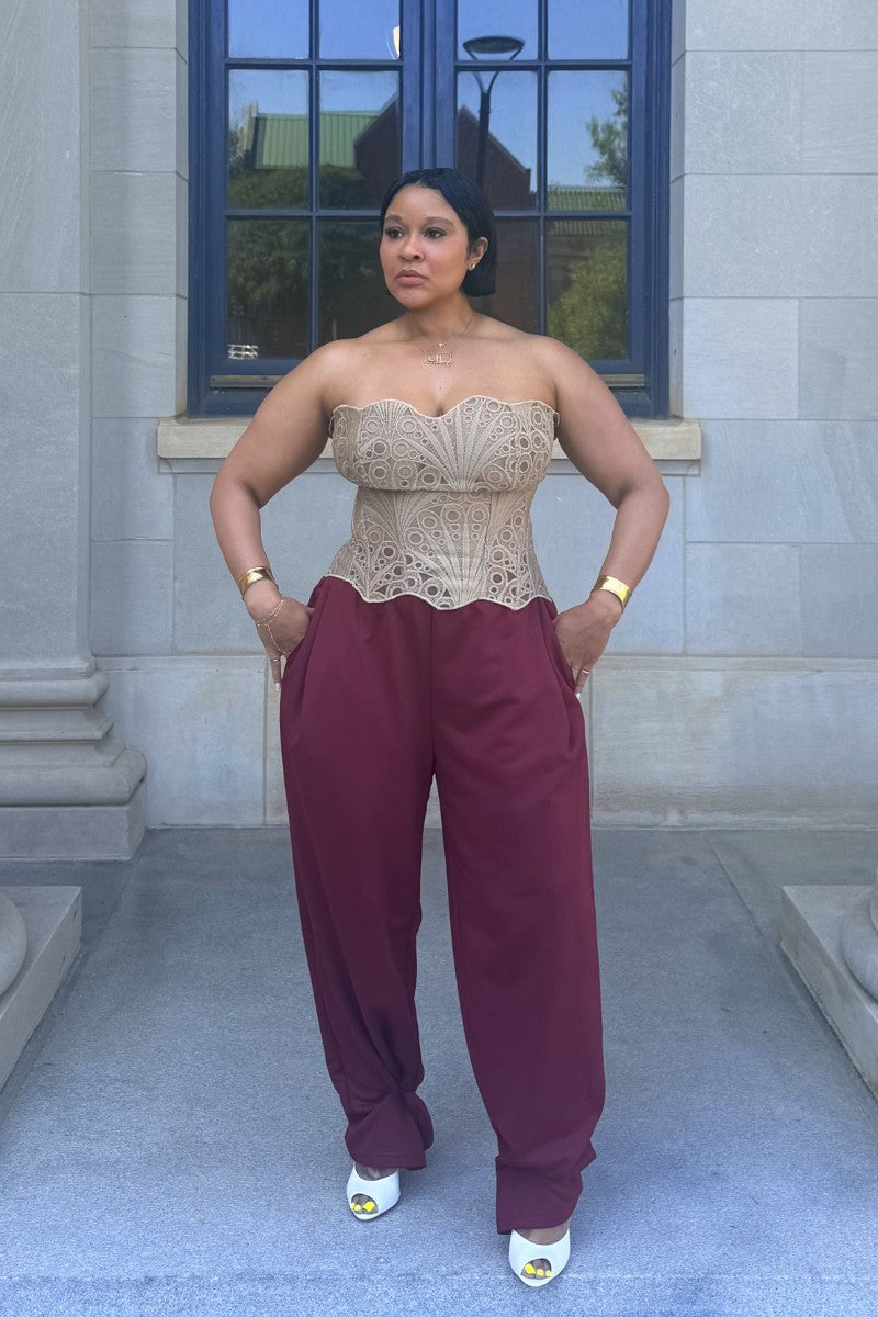 Mushroom Scallop | Corset