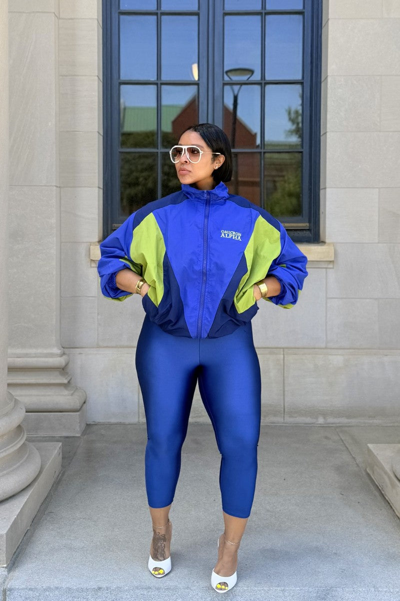 Illusion | Calf Legging Blue