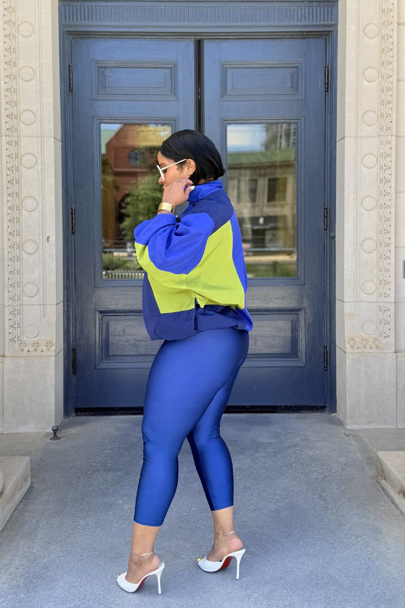 Illusion | Calf Legging Blue