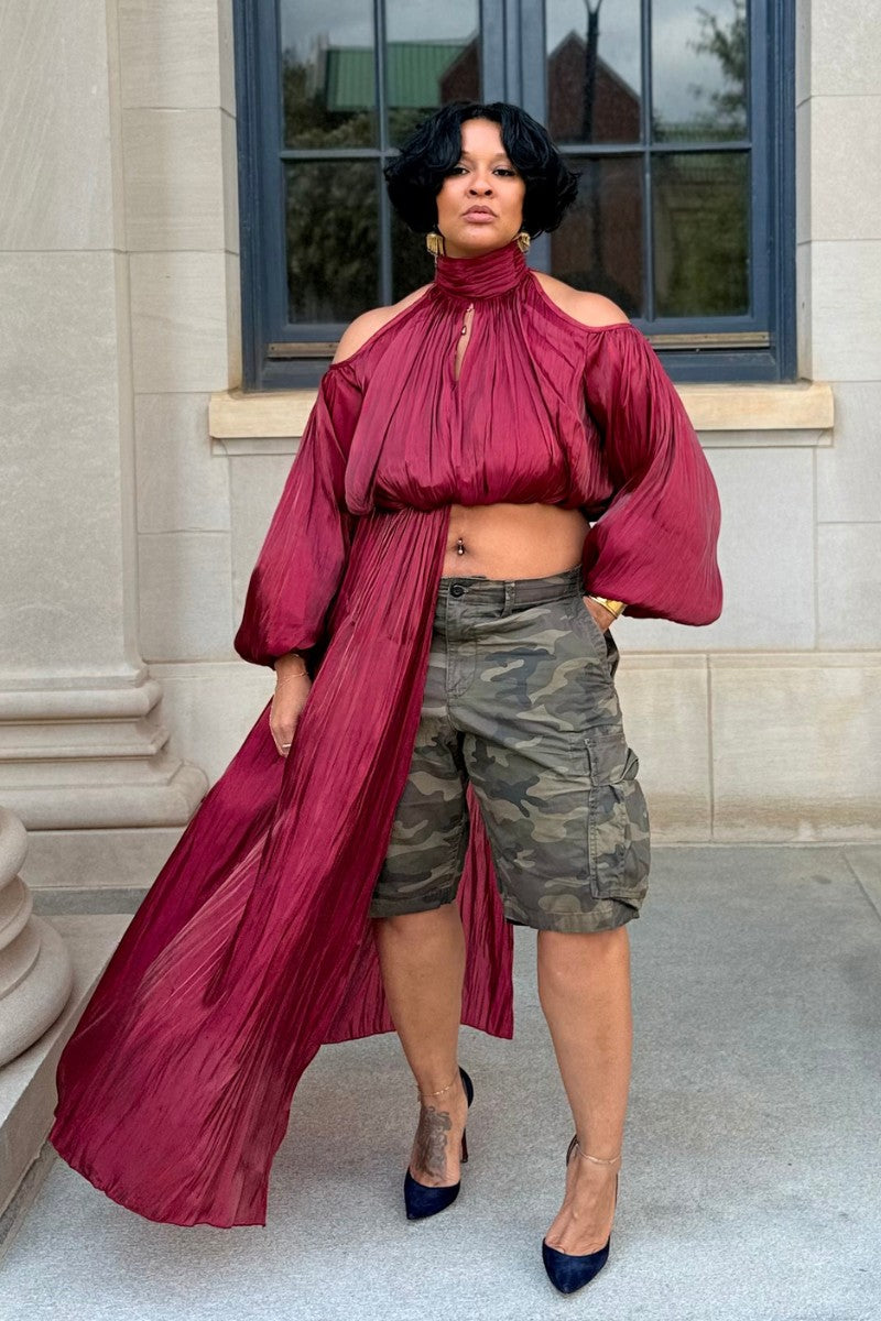 Empress Drape | Wine
