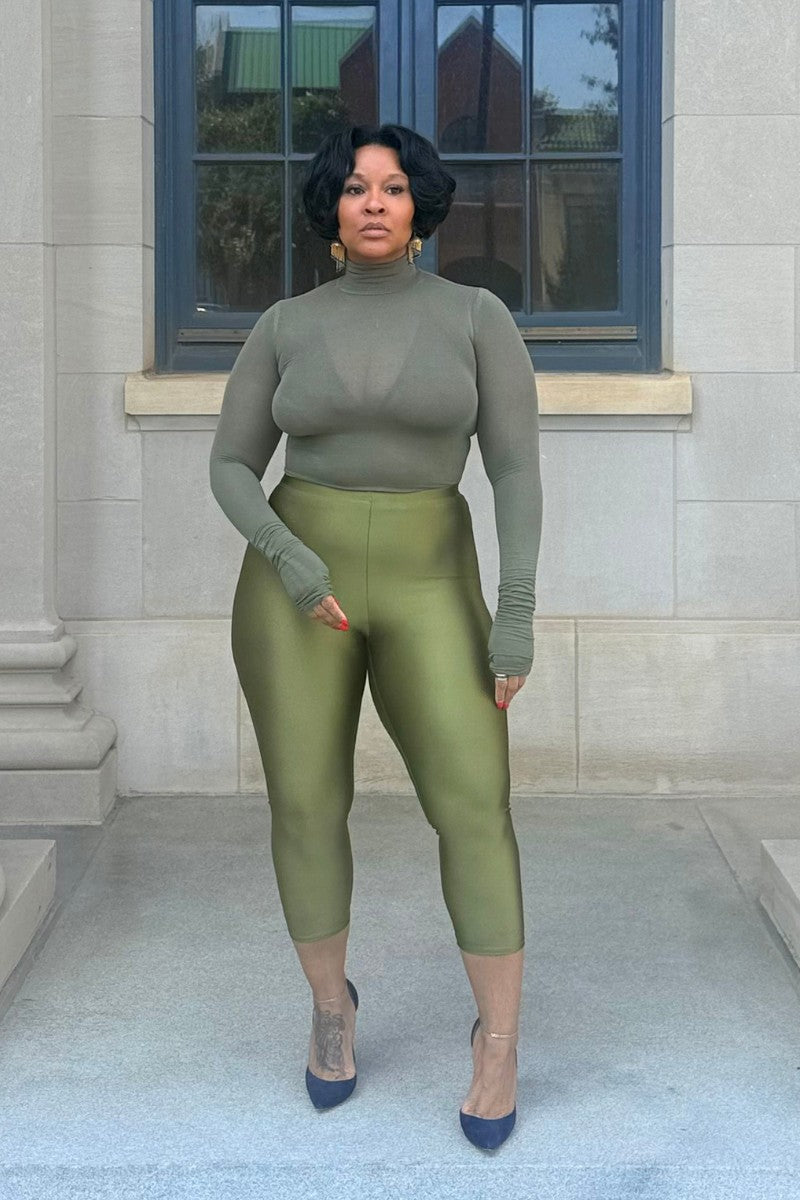 Illusion | Calf Legging Olive