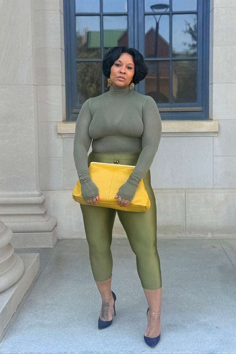 Illusion | Calf Legging Olive
