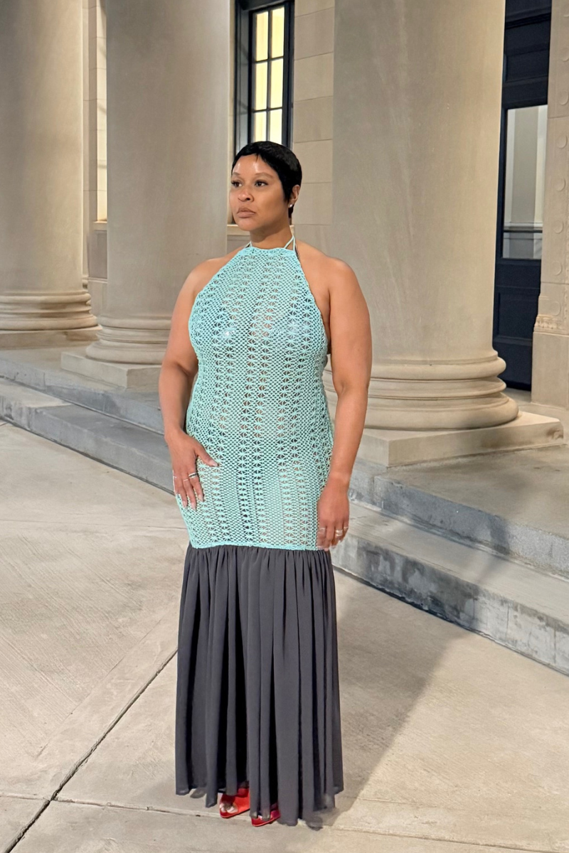 Mermaid Chiffon | Crochet Maxi