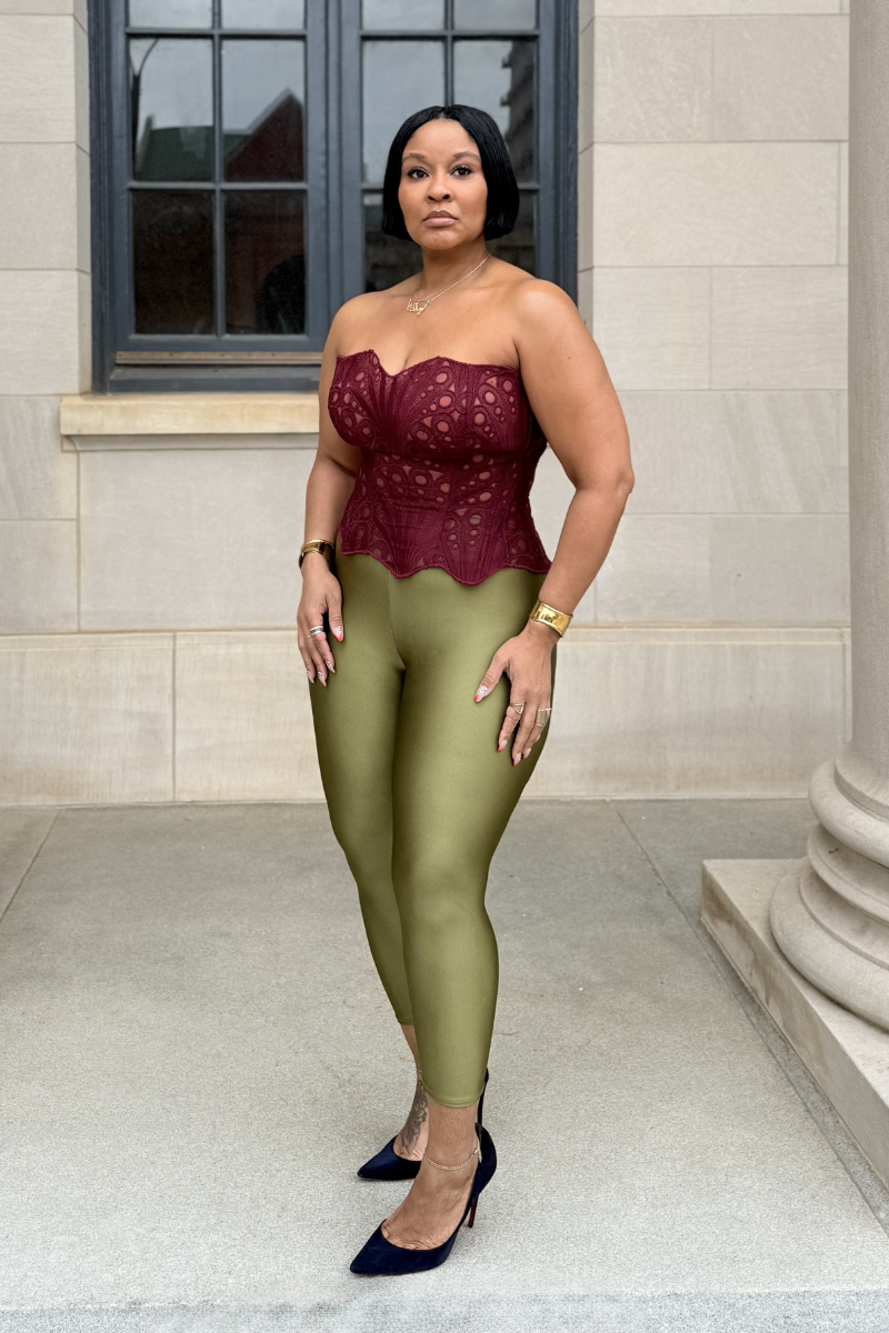 Wine Scallop | Corset